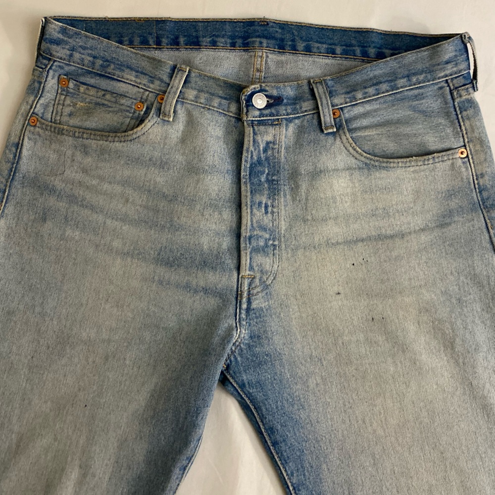 Levi's 501 34x43 Light Blue Jeans